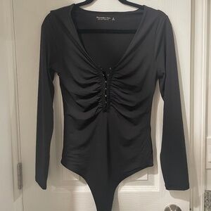 Hook & eye bodysuit | SOFT AF Collection | Abercrombie